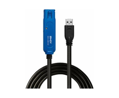 USB Prailginimo Laidas - LINDY USB 3.0 Aktyvus Prailginimo Laidas, M/F, 30 m, Juodas