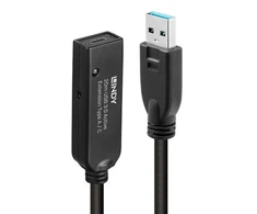 Lindy Adapteris - USB 3.0 Aktyvus Pratęsimas 20m Type A į C 5 Gbps