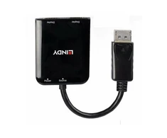 DisplayPort Hub - LINDY 2 Prievadų MST Hub, 2x3840x2160@30Hz, 21.6 Gbit/s, 5VDC