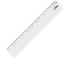 Liniuotė Forpus, plastikinė, skaidri, 20cm