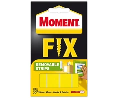 DVIPUSĖ LIPNIOJI JUOSTA „MOMENT SUPER FIX REMOVABLE“