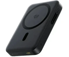 LiPo išorinis akumuliatorisu (PowerBank) 10000mAh 45W su bevieliu Qi2.2 krovikliu (25W), Suderinamas su Magsafe juodas EnerFill FM21 BASEUS