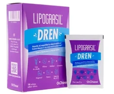 Lipograsil Dren Citrusinių vaisių skonio 14 paketėlių