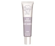 Lippy Inc. Glow Superbalm Baltas Diamond Glossy Finish Lūpų balzamas, 10 g