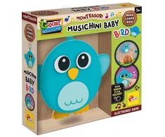 Lisciani Montessori medinis žaislas – muzikinis paukštis