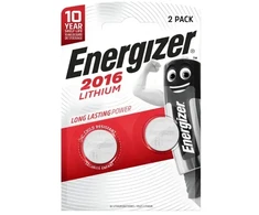 Ličio baterija CR2016 3V 90mAh Energizer 2 vnt. blisteris