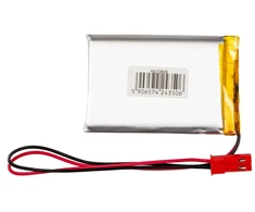 Lithium Polymer Baterija Akyga AKY0646 LP623255 Li-Po 3.7V 1100mAh PCM JST 2.54 2-Pin Connector 150mm