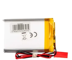 Lithium Polymer Baterija Akyga AKY0647 LP803450 Li-Po 3.7V 1500mAh PCM JST 2.54 2-Pin Connector 150mm