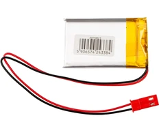 Lithium Polymer Baterija Akyga AKY0823 LP542439 Li-Po 3.7V | 500mAh PCM JST 2.54 2Pin Connector 150mm