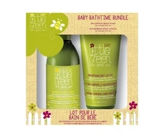 Little Green „Little Žalias Little Žalias BABY Bathtime Bundle Box“ dovanų rinkinys vaikams 240 ml+180 ml