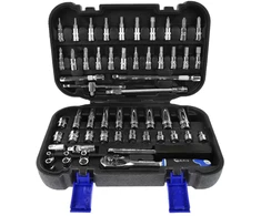 Galvu komplekts Geko 1/4 colio, 4-14 mm, 56 vnt. lagaminėlyje