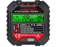Lizdų testeris su skaitmeniniu ekranu Habotest HT107D