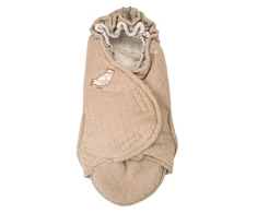 Swaddleme Lodger Bunker Folklore Fleece all-season sleeping bag rusvai gelsvas BK 630