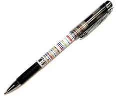 Lodīšu pildspalva CLARO JAZZ 0.7 mm krāsains korpuss, melna tinte, 1 gab/blisterī