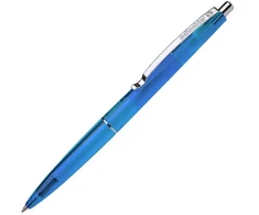 Lodīšu pildspalva SCHNEIDER ICY COLOURS K20, caurspīdīgi-mėlynas korpuss, zila tinte