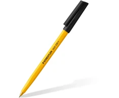 STAEDTLER tušinukas „Stick 430 F“, juodas, 0,3 mm, su dangteliu