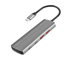 LogiLink USB3.2 šakotuvas, 2x USB-A, 5x USB-C, PD, 100W