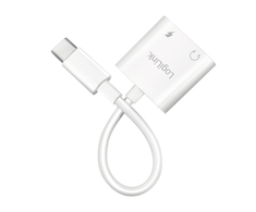 „LogiLink“ adapteris USB-C per 2x USB -C, PD 60W / garsas