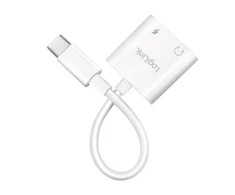 „LogiLink“ adapteris USB-C per 2x USB -C, PD 60W / garsas