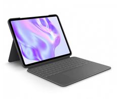 Logitech Combo Touch, skirtas iPad Pro 13" M4 Pilka US