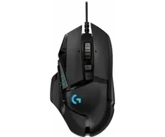 Logitech G502 Hero pelė žaidimams | LED | 25600 DPI | USB | juodas