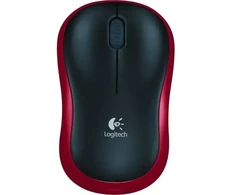 Logitech M185 Belaidė pelė Raudona