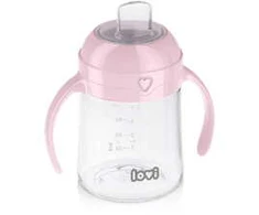 LOVI 35/353 Pirmas puodelis su snapeliu 150ml. rožinis