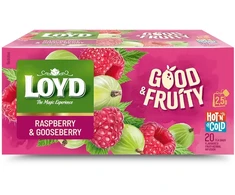 Loyd LOYD Arbata karštam ir šaltam gėrimui avietė &amp; agrastas 20x2,5g