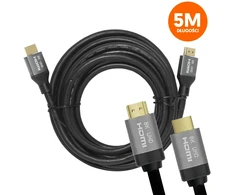 LTC LXHD214 vaizdo kabelis HDMI į HDMI | v2.1 | UHD | 8K | 5 m sidabrinis