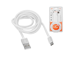 Lamex LTC PS USB - microUSB kabelis 2 m pintas baltas