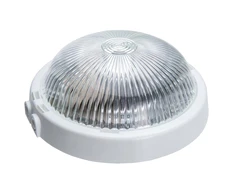 Lubinis šviestuvas Orno 7070T-ALFA/PL, šviestuvas, 75 W, E27, IP44, IK10, skaidrus polikarbonato gaubtas