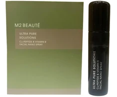 M2 Beaute, Ultra Pure Solutions, Peptide &amp; Vitamin B, Energizing, Mist Purškiklis, For Face, 5 ml *Miniature