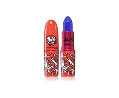 MAC Viva Glam X Keith Haring Longwear Kreminis Lipstick Canal Mėlyna, 3 g