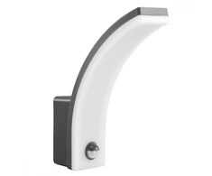 Maclean LED lempa su judesio jutikliu, PIR judesio jutiklis, pilka spalva, 20W, IP65, 2000lm, neutrali balta spalva (4000K) MCE5