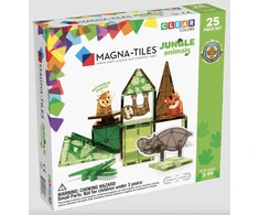 „Magna-Tiles“ – džiunglių gyvūnų rinkinys, 25 vnt. (90222)