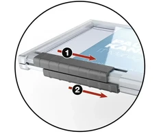 Magnētiskās kartes turētājs DURABLE PUSHBOX DUO, bez klipša, 54 x 87 mm, 10 gab./ iepak.