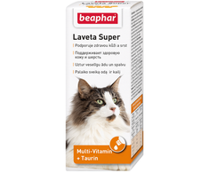 BEAPHAR Laveta super cat Vitaminai kačių kailiui 50 ml