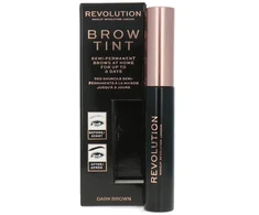 „Makeup Revolution Brow Tint“ antakių gelis, tamsiai rudas, 6 ml