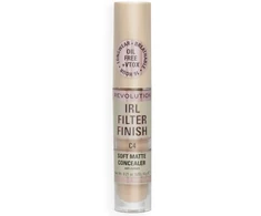 Makeup Revolution, IRL Filter Finish, dengiantis tamsias dėmes, kreminis korektorius, C4, 6 g