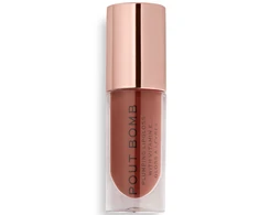 Makeup Revolution Pout Bomb Vitamin E Plumping Lūpų blizgis Cookie Deep Nude 4.6 ml