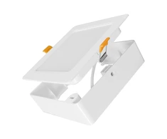 MALAGA LED panelė, kvadratinė, universali 9W 85lm/W CRI80+ CCT Eurolight