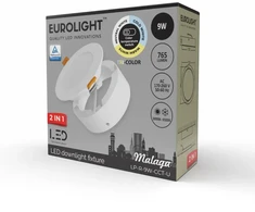 MALAGA LED panelė universali 9W 85lm/W CRI80+ Eurolight