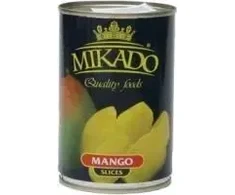 Konservuotos mangų skiltelės MIKADO, 420 g / 230 g
