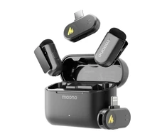 maono Wave T1 Mini Wireless Belaidis Mikrofonas | Juodas