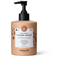 Maria Nila „Color Refresh Caramel Brown 7.35“ tonuojanti kaukė, 300 ml