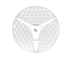 Maršrutizatorius Antena MikroTik LHG XL 5 AC RBLHGG-5ACD-XL 4 šviestuvų galvučių rinkinys GRID HIGH XL 716MHZ, 256MB, 1XGE, 2X2 MIMO, 5GHZ, 27DBI, L3