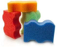 Martini Spa Wavy Colour exfoliating sponge
