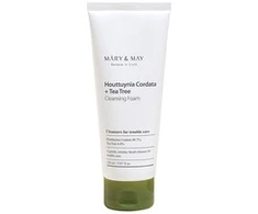 MARY &amp; MAY Houttuynia Cordata + Tea Tree Cleansing Foam valomosios veido putos probleminei odai, 150 ml