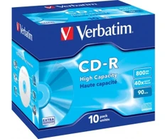 VERBATIM CD-R 800MB 40X, stora dėžutė (43428)