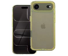 OEM dėklas, skirtas iPhone 17 AIR Matrix, skaidrus, geltonas